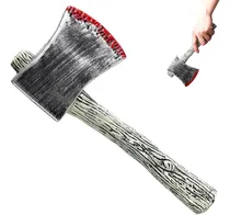 Comprar Hacha Con Sangre Falsa Halloween Disfraces Cosplay Armas