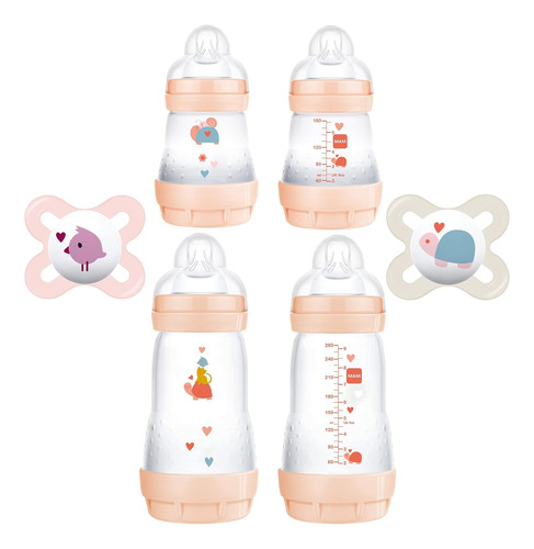 Mam Newborn Essentials Set  Feed Y Soothe  (6 Piezas), Biber