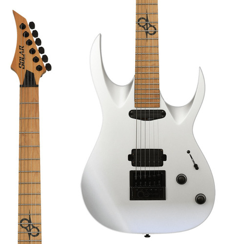 Guitarra Solar Antique Silver Matte Ab1.6s Ponte Evertune