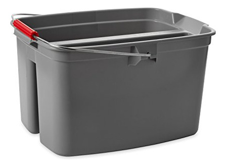Rubbermaid Comm Prod 2628 88gray 19qt Gry Doble Cubeta Gris