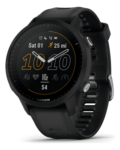 Relógio Garmin Forerunner 955 Smartwatch Triathlon Touch, cor preta