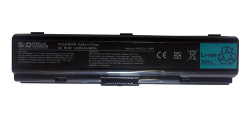 Bateria Para Laptop Toshiba A200, A205 Pa3534u