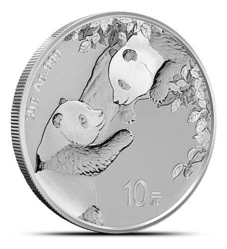 Moneda De Plata Panda Chino 30 Gramos 2023