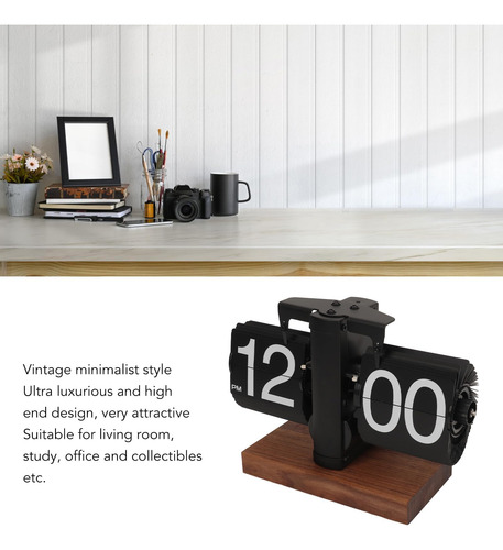 Reloj Retro Digital Flip Reloj, Reloj De Reloj Mecánico De G