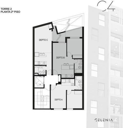 Departamento Monoambiente En Rosario