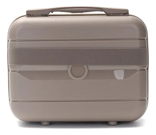 Set Valija Skora 20 Pulgadas Rígida Con Beauty Case 14 Pulgadas Color Beige Polipropileno Ruedas 360 Candado Tsa Asa Telescopica Fuelle Interno Liviana Elástica Forro Estampado Combo Viaje Cabina