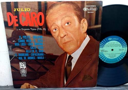 Julio De Caro - Su Orquesta Tipica Vol.2 - Lp Año 1965 Tango