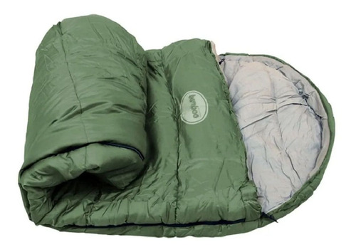Imagen 1 de 6 de Bolsa De Dormir Bamboo Alpes -5 Grados Camping Carpa 2.30 Mt