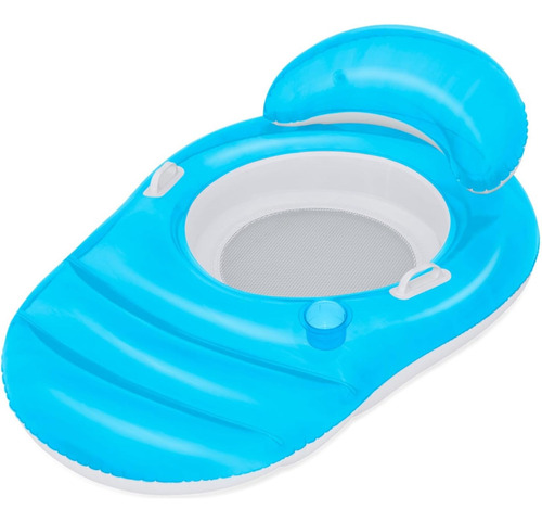 Colchoneta Sillon Inflable Pileta Posavasos Bestway 43646 Color Único
