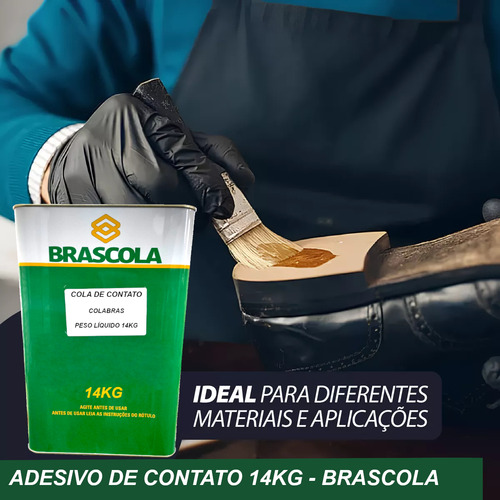 Cola De Contato 14kg Madeira E Para Grama Sintética galão Cor Amarelo