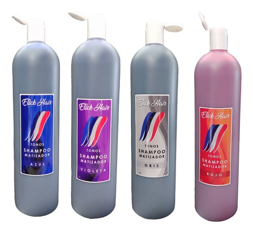 Shampoo Matizador Etick Hair - Combo 4 Unidades Profesional