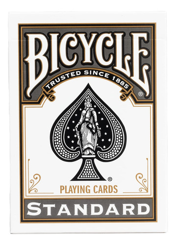 Tarjetas De Juego Negro De Bicicleta, Índice Estándar, 1 Maz
