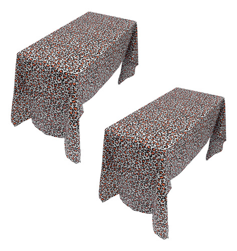 2 Piezas De Decoración De Leopardo Para Mesa De Pícnic Y Com