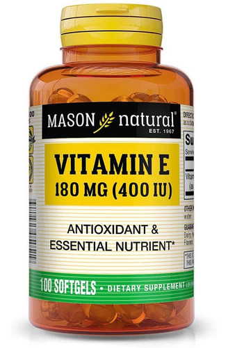 Vitamina E 100caps Masonnatural - Unidad a $2015