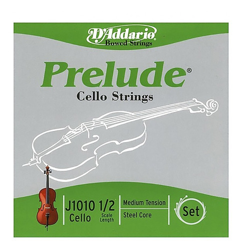 Encordado Cello Daddario Prelude 1/2 Media J10101-2m Cuo