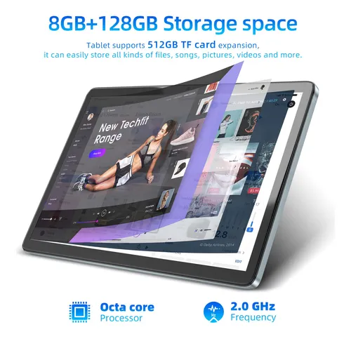 Jumper Tablet De 10 Pulgadas, 8 Gb De Ram Y 128 Gb De Almace