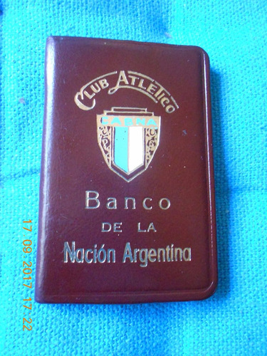 Carnet Cabna - Club Atletico Banco Nacion - Sin Valor Legal