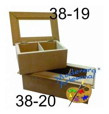 Caja P/te C/vidrio 3 Div 10 X 23 X 8,5 Cm