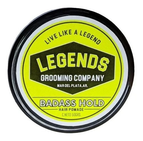 Pomada Soluble Cabello Badass Hold Legends 50gr Barberia