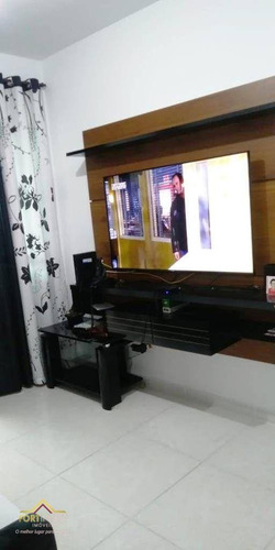 Imagem 6 de 22 de Flat Com 1 Dormitório À Venda, 41 M² Por R$ 240.000,00 - Ocian - Praia Grande/sp - Fl0007