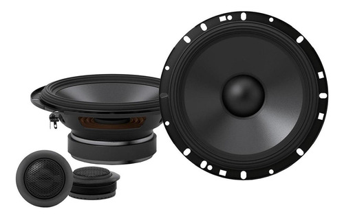 Componentes 6.5 Pulgadas Alpine S-s65c 80 Rms Sps-610c Audio Color Negro