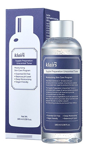 Klairs- Supple Preparation Unscented Toner 180ml 