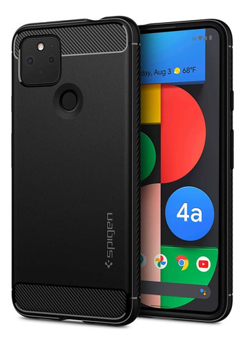 Spigen Rugged Armor Diseñado Pixel 4a 5g Case (2020) Matte