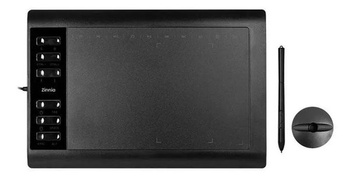 Mesa Digitalizadora Zinnia Momentum MT1060 Preto Caneta Sensível 8192 Níveis