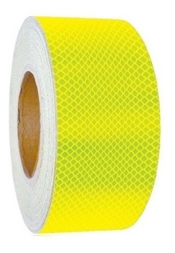 Cinta Reflectante / Fluorescente Adhesiva 5cm X 45metros 