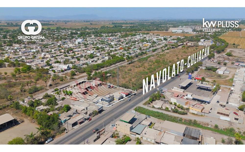 Terreno Con Locales Comerciales En Venta A Orilla De Carretera En Navolato, Sinaloa