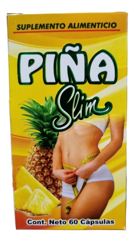 Piña Slim Con 60 Capsulas 500mg Naturalin