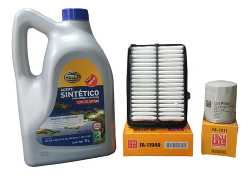 Kit De Filtros Para Honda Fit 1.5l 2015-2020 C/aceite 0w20