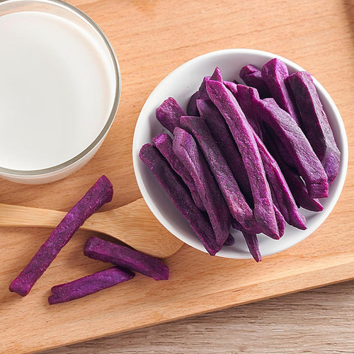 Patatas Fritas De Batata Morada, 8,8 Oz/250g, Patatas Fritas