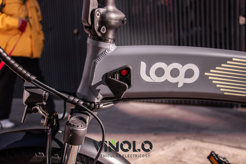 Bicicleta Electrica Loop Slim Plegable 350w + Casco / G