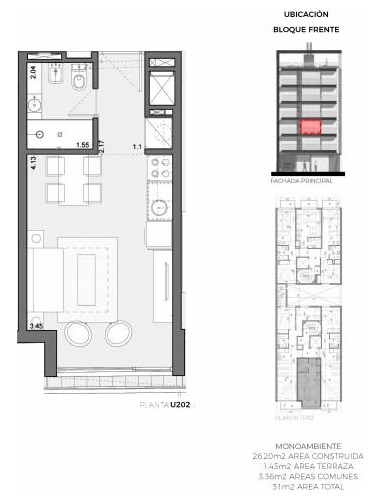 Venta De Apartamento Mono-ambiente En Rambla De Buceo