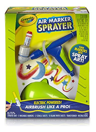 Kit De Aerógrafo Crayola Air Marker, Regalo Para Niños