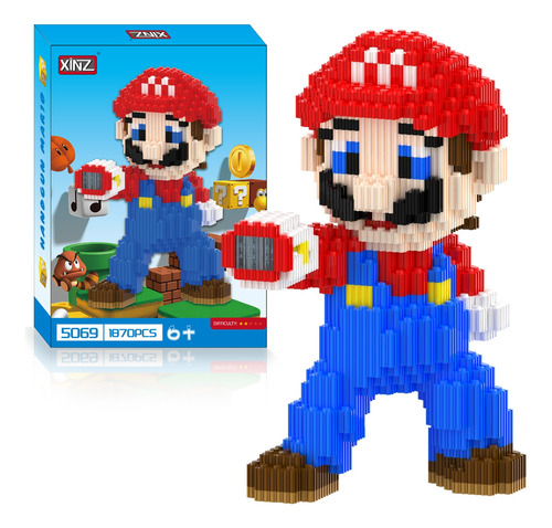 Rompecabezas 3d Super Mario Bros Mini Blocks Armable Grande
