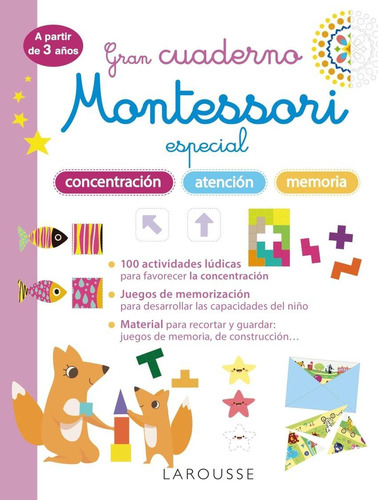 Libro: Gran Cuaderno Montessori Especial Concentración, Aten