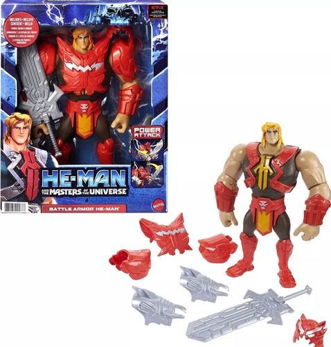 He-man Muñeco Articulado -mattel- Masters Of The Universe -