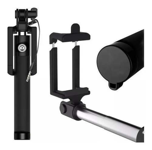 Pau De Selfie Para Celular Monopod Retrátil