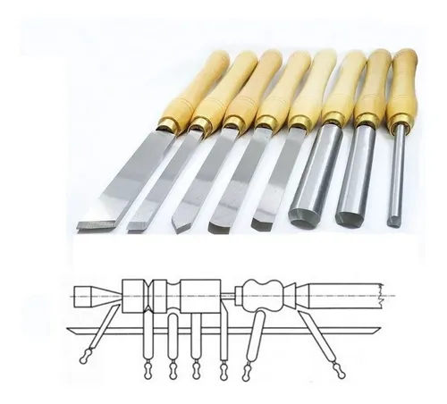 comprar Gubias Para Tornos Set 8 Unidades - Ferrrymaq
