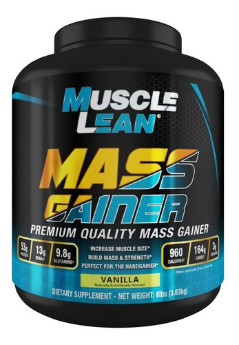 Proteina Mass Gainer 8 Lbs - Unidad a $289900