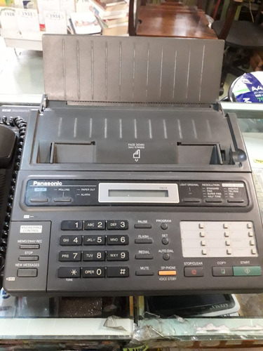 Fax Telefono Contestador Panasonic Kx-f130 C/manual Y Cables (Usado)