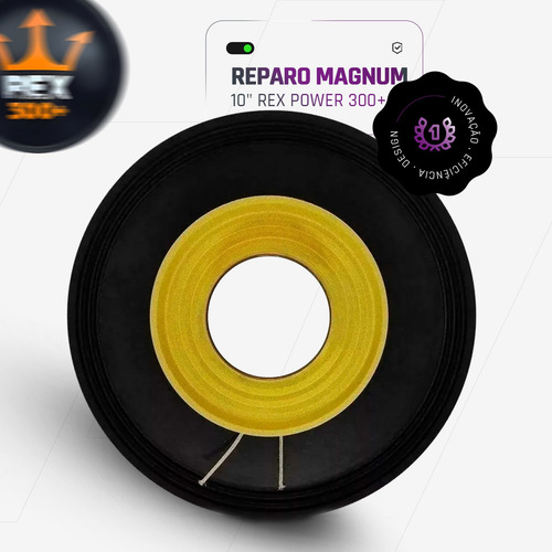 Kit Reparo Magnum 300+ 10 Polegadas Woofer 600w 4 E 8 Ohms