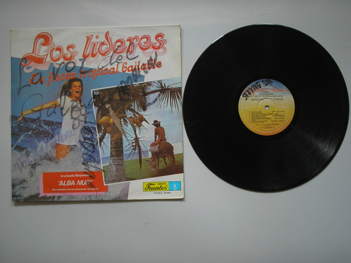 Lp Vinilo Los Lideres Fiesta Tropical Bailable 1987