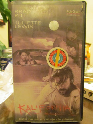 Pelicula Kalifornia Vhs (Usado)