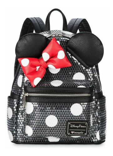 Mochila Mini Minnie Mouse Loungefly Punto Preescolar, Casual