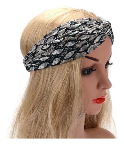 Diademas De Seda Con Rayas Cruzadas, Accesorios Para El Cabe