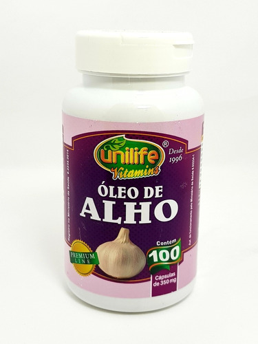 Óleo De Alho 100c 350mg Unilife 