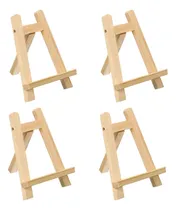 Comprar Patikil 7.9 Mini Soporte De Caballete De Madera, Mesa De 4 P